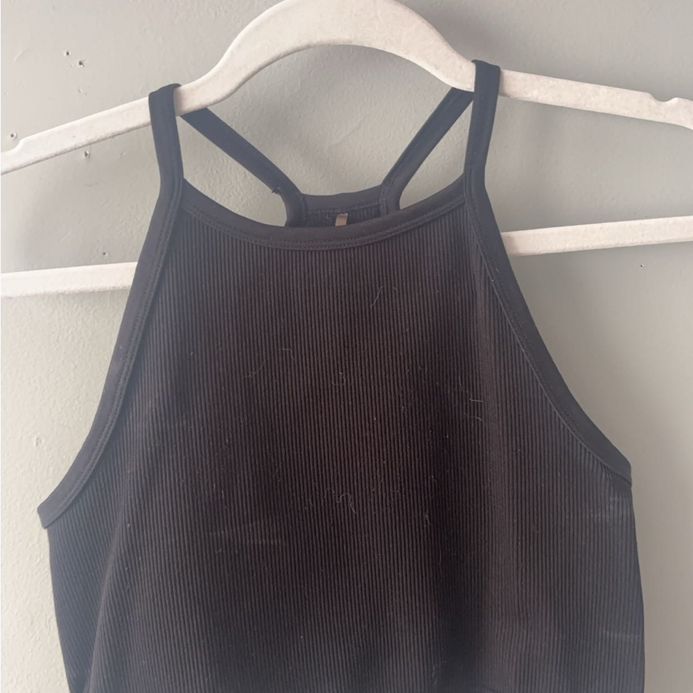 Black tank top